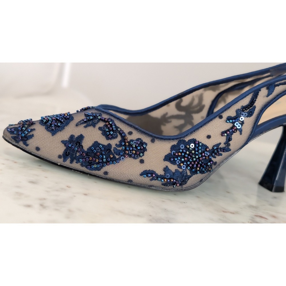 Betsey Johnson Nikki Navy 8.5 - Picture 3 of 10